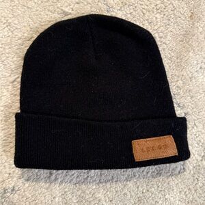 The Giving Keys Charcoal Beanie with Logo Patch